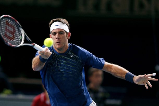 Gran debut: Del Potro le ganó a Gasquet en Londres