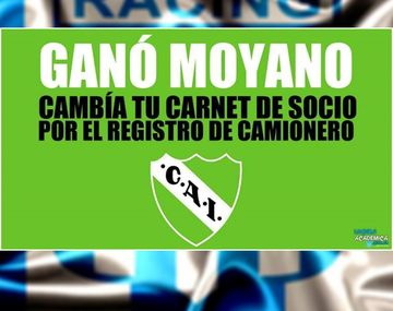 Racing se ríe de Independiente por su nuevo presidente