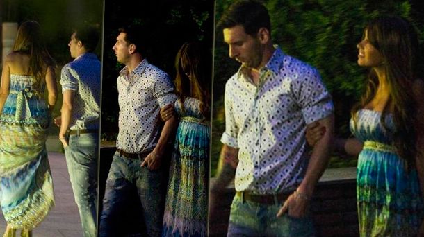 Antonella Roccuzzo, la mujer de Lio Messi, lució su panza de cuatro meses