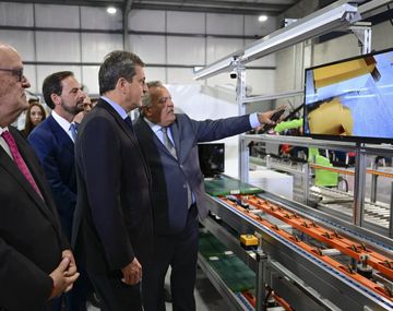 Sergio Massa inauguró la primera fábrica inteligente de Latinoamérica