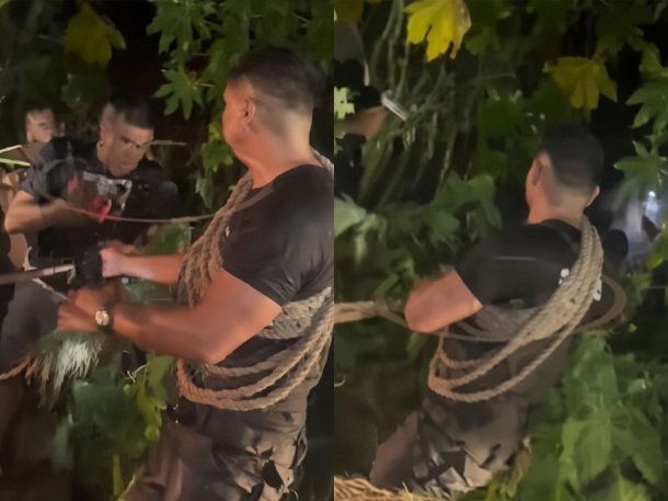 Drama en Tucumán: así rescataron a una familia atrapada por la corriente en plena tormenta