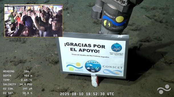 Terminó expedición submarina del Conicet en Mar del Plata: ¡Gracias por el apoyo!