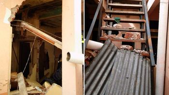 explosion y derrumbe en un edificio de mar del plata: dos heridos, uno grave explosion y derrumbe en un edificio de mar del plata: dos heridos, uno grave