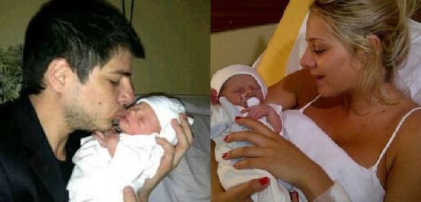 Tomás Costantini viajó a Viedma para anotar a su hijo con Jimena Campisi