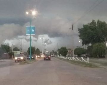 Alerta meteorológico por tormenta: destrozos en una importante ciudad de la Provincia de Buenos Aires