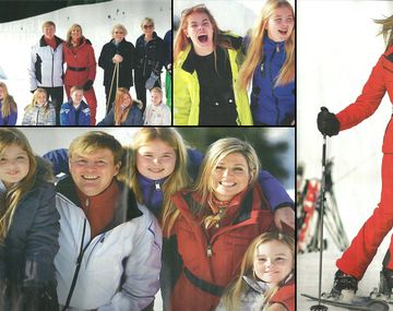 La Reina Máxima y el Rey Guillermo festejaron su aniversario en la nieve