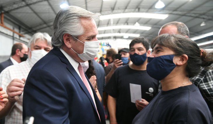 Alberto Fernández: Cada vez que visito una Pyme reafirmo que son el motor central del desarrollo y el crecimiento
