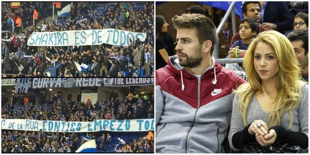 Polémica frase contra Shakira para molestar a Gerard Piqué en el partido del Barcelona