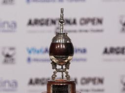 El trofeo que premiará al ganador del Argentina Open El trofeo que premiará al ganador del Argentina Open