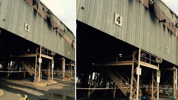 Violenta protesta en una planta cerealera al sur de Rosario