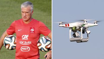 espionaje en el mundial: el tecnico de francia denuncia que lo vigilan con drones espionaje en el mundial: el tecnico de francia denuncia que lo vigilan con drones