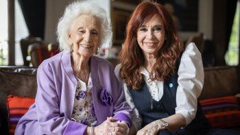 el mensaje de cristina por el cumple de estela de carlotto: 95 jovenes anos el mensaje de cristina por el cumple de estela de carlotto: 95 jovenes anos