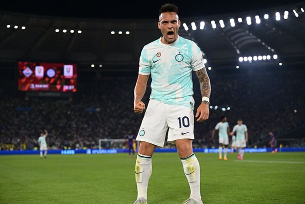 Inter, con un doblete de Lautaro Martínez le ganó 2-1 a Fiorentina y se consagró campeón