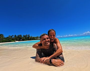 Mauro Icardi y la China Suárez en Maldivas