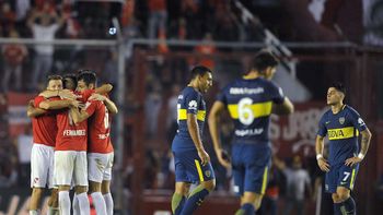 Independiente festeja y Boca sufre Independiente festeja y Boca sufre