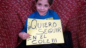 el desesperado pedido de un nene con discapacidad: quiero seguir en el cole el desesperado pedido de un nene con discapacidad: quiero seguir en el cole