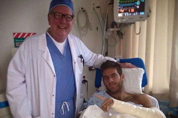 Después de bajarse del Australian Open, Delpo volvió a ser operado