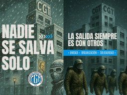 El posteo de la CGT a lo El Eternauta: Nadie se salva solo