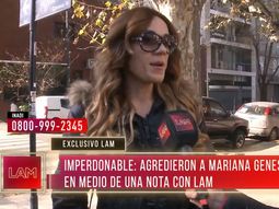 Atacaron a Mariana Genesio Peña cuando daba una nota