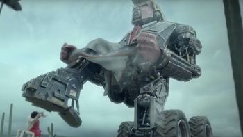 M.A.M.O.N. (Monitor Against Mexicans Over Nationwide) es un cortometraje satírico de ciencia ficción y que muestra las hilarantes consecuencias del plan de Donald Trump de expulsar a los inmigrantes de Estados Unidos y construir un enorme muro fronterizo. M.A.M.O.N. (Monitor Against Mexicans Over Nationwide) es un cortometraje satírico de ciencia ficción y que muestra las hilarantes consecuencias del plan de Donald Trump de expulsar a los inmigrantes de Estados Unidos y construir un enorme muro fronterizo.