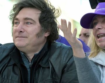 Los hermanos Javier y Karina Milei.