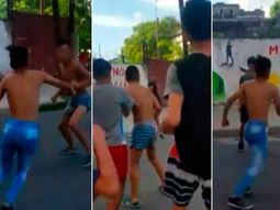 Batalla campal entre adolescentes en La Boca: un menor de 15 años fue demorado