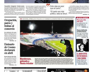 Para los diarios uruguayos