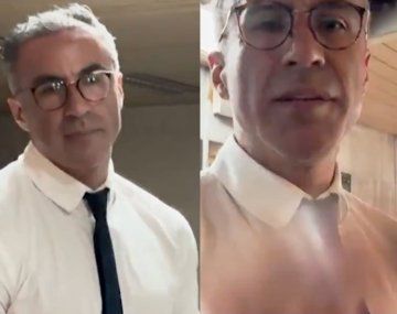 Luque agredió a un periodista que lo estaba filmando: Me tenés que avisar