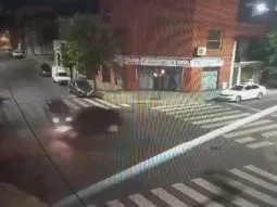 Así fue el choque y vuelco en Saavedra que dejó tres heridos