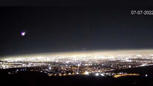 Qué fue esa extraña bola de fuego que se vio en Mendoza y Chile