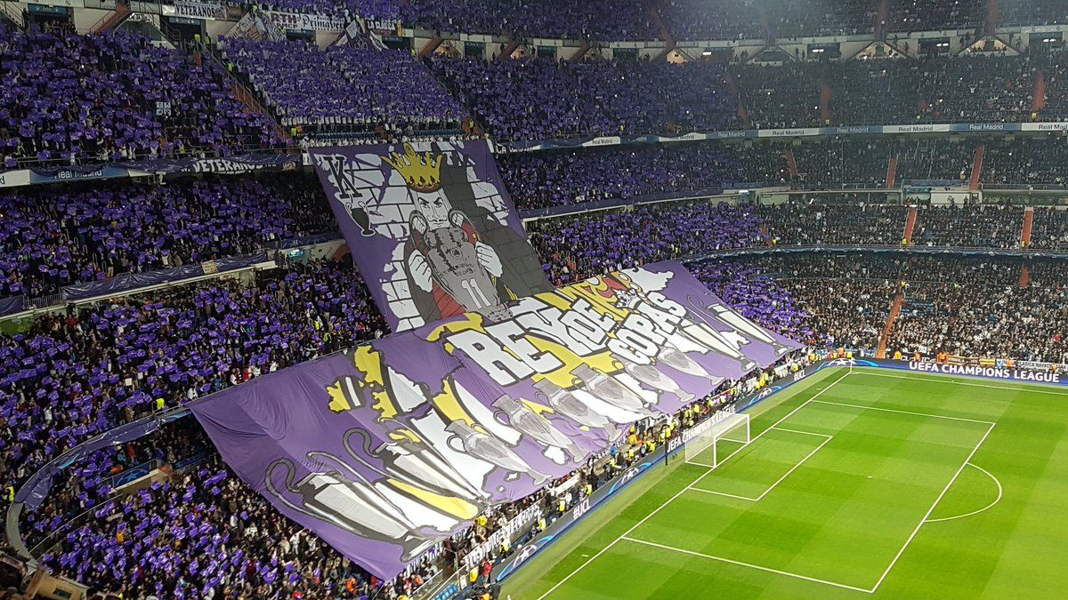 Con una bandera gigante, Real Madrid se proclama Rey de Copas