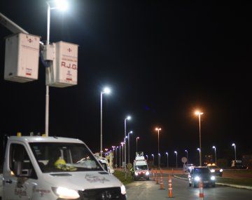 Cambian 3.500 luces en la Autopista Ezeiza-Cañuelas