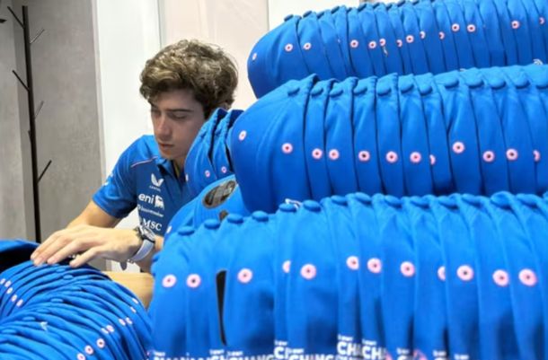 Antes de los tests en Baréin, Franco Colapinto fue protagonista de un divertido momento en Alpine