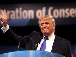 Donald Trump victorioso Donald Trump victorioso