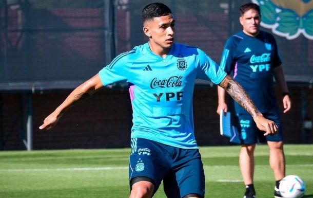 Equi Fernández en la Selección Argentina Sub 23.