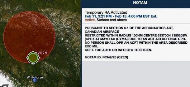 Un avión de Estados Unidos derribó un OVNI