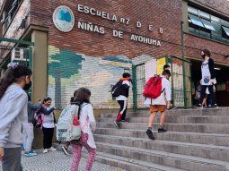 Ciudad flexibiliza el protocolo en las escuelas: menos barbijo y aislamientos