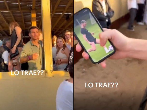 La reacción de Leonardo Ponzio tras el pedido de un hincha por la vuelta de Lucas Alario