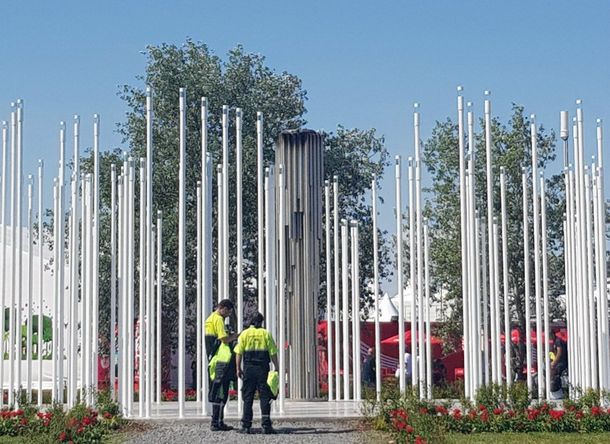 La llama volvió a arder pocos momentos después de la viralización de las fotos