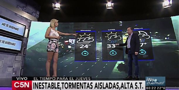 Pronóstico del tiempo del jueves 23 de febrero de 2017