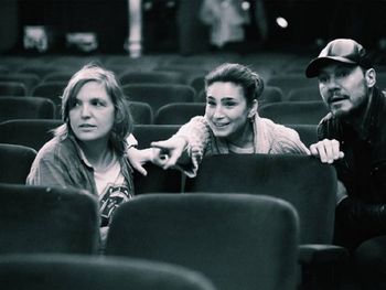 Tinelli, Bertuccelli y Fabiana Tiscornia. Foto: Instagram reicine.