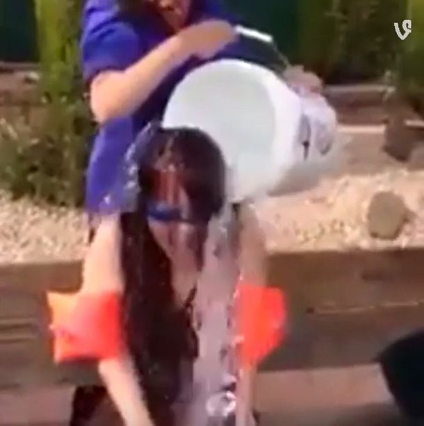 VIDEO: Sufrió por el baldazo de agua helada, pero lo que siguió fue mucho peor