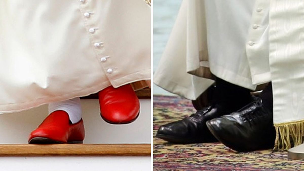 La humildad del Papa reflejada hasta en los zapatos