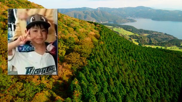 Milagro en Japón: hallan sano y salvo al nene abandonado por portarse mal