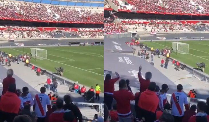 Los hinchas de River no quieren al Pollo Vignolo: así lo recibieron en el Monumental