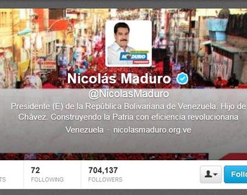Anonymous hackeó la cuenta de Twitter de Nicolás Maduro