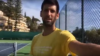 Djokovic transmitió una discusión con su esposa Djokovic transmitió una discusión con su esposa