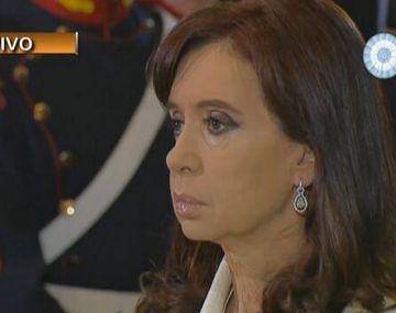 Cristina Kirchner siguió emocionada el Tedeum