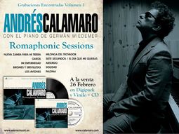 Andrés Calamaro anticipa temas de su nuevo CD