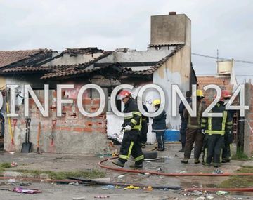 Dos chicos murieron en un incendio en una casa precaria